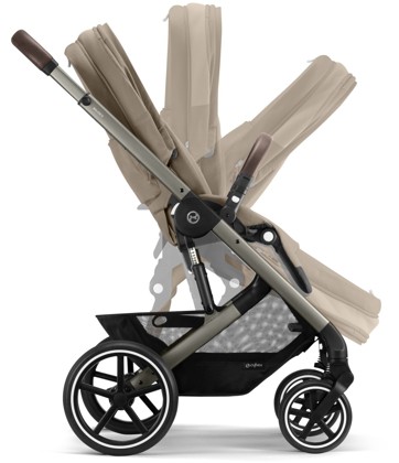 Kočárek Cybex BALIOS S LUX Almond Beige (Taupe Frame) 2024_5