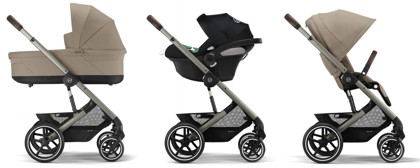 Kočárek Cybex BALIOS S LUX Almond Beige (Taupe Frame) 2024_9