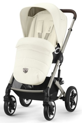 Kočárek Cybex TALOS S LUX Seashell Beige (Taupe Frame) 2024