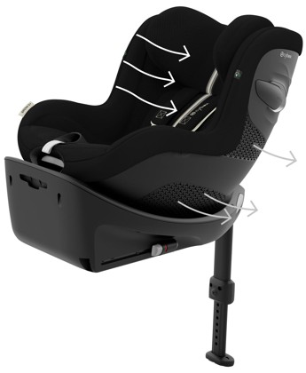 Autosedačka Cybex SIRONA G i-Size Moon Black Plus 2025_4